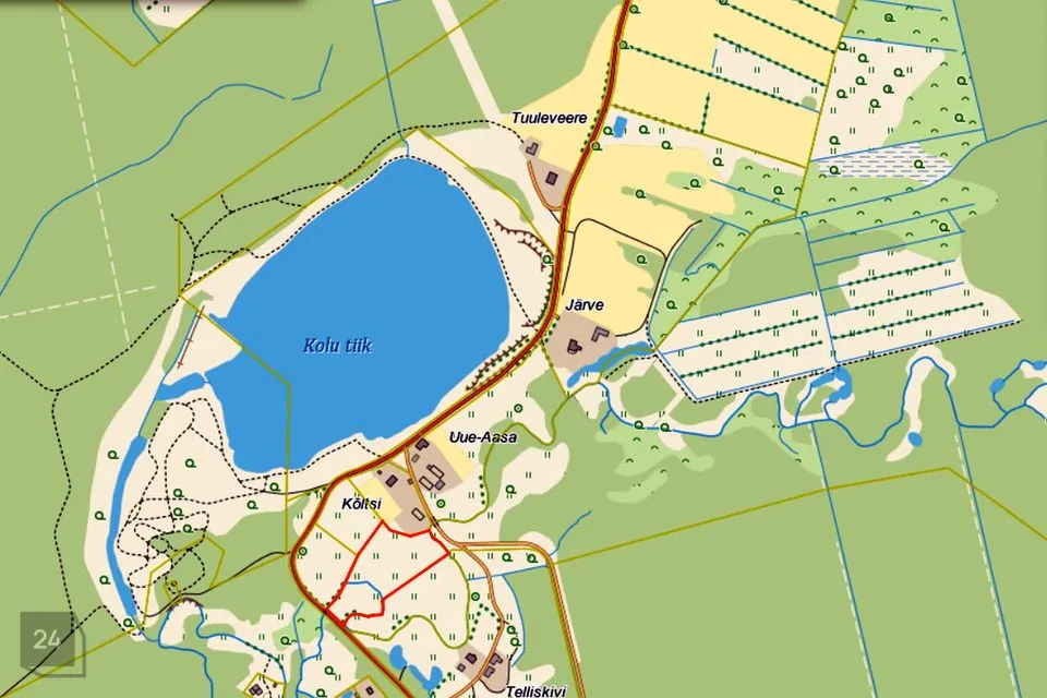 Maatulundusmaa, 12231 m² участок в Türi vald, Kolu küla - фото 5