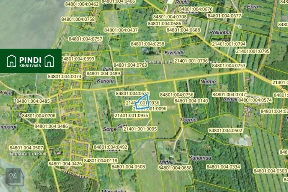 Elamumaa, 4655 m² Maa - Häädemeeste vald, Tahkuranna küla - foto 2