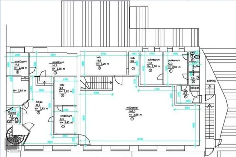 Kaubandus, 611 m² Äripind  -  Võru linn - foto 5