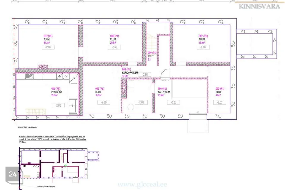 456 m² Maja  -  Tallinn, Pirita linnaosa - foto 3