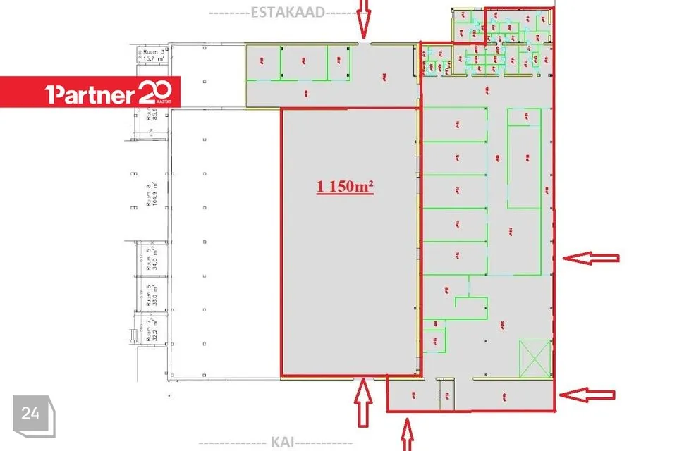 1250 m² Äripind - Tallinn, Põhja-Tallinna linnaosa - foto 2