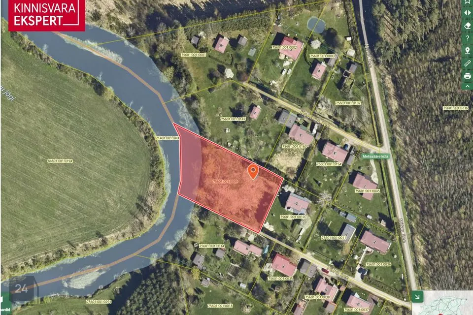 Земля жилой застройки, 3113 m² участок в Saarde vald, Metsaääre küla - фото 5