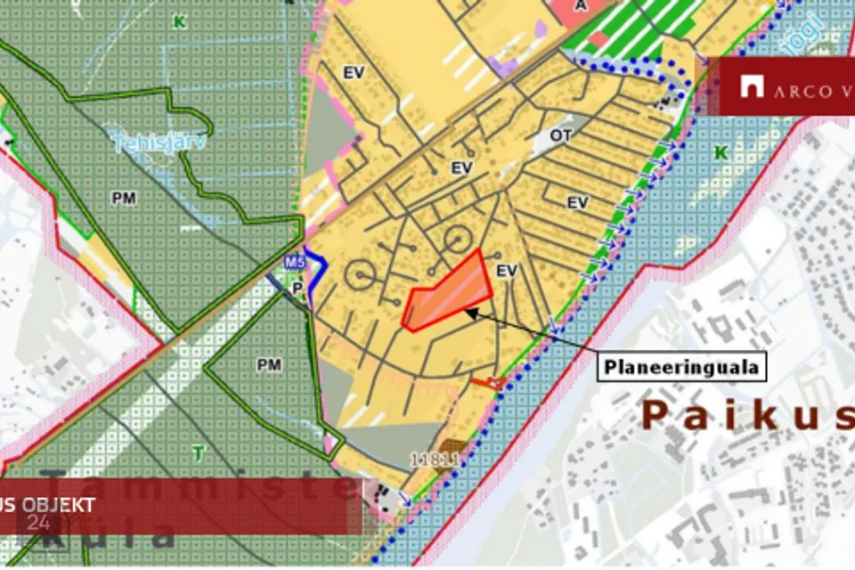 Земля жилой застройки, 1721 m² участок в Tori vald, Tammiste küla - фото 3