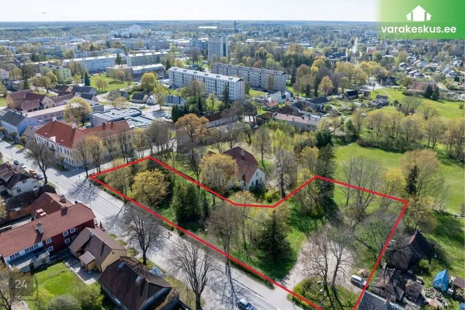 Residential land, 5162 m² land in Paide linn, Paide linn