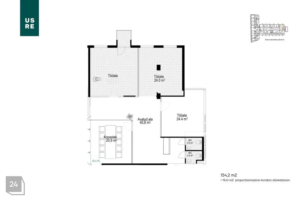 154 m² Äripind - Tallinn, Kesklinna linnaosa - foto 2