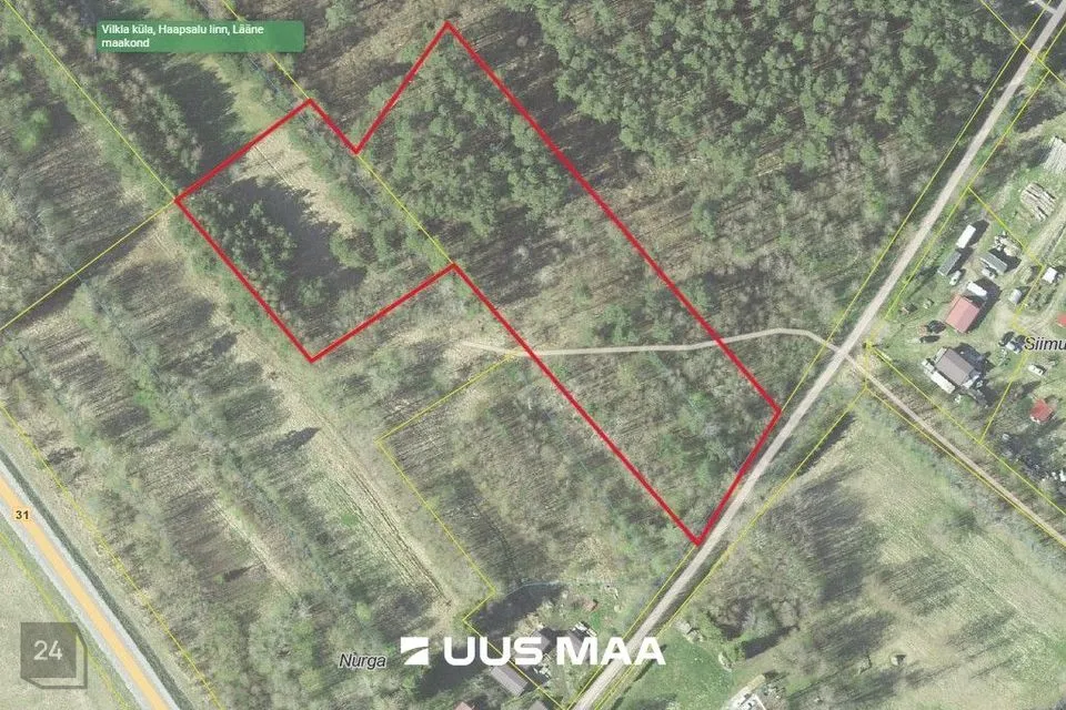 Maatulundusmaa, 11822 m² Maa  -  Haapsalu linn, Vilkla küla - foto 2