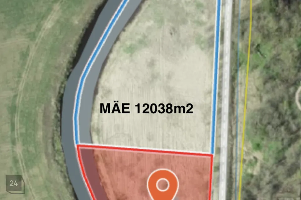 Maatulundusmaa, 12038 m² Maa  -  Lüganuse vald, Lohkuse küla - foto 2
