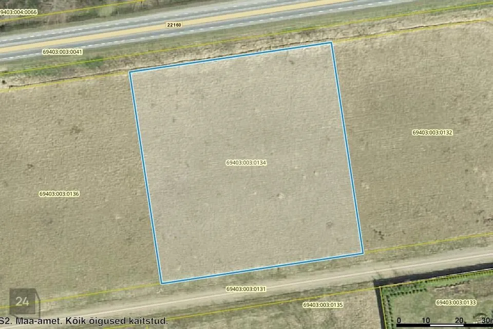 Elamumaa, 3938 m² Maa  -  Elva vald, Käo küla - foto 2