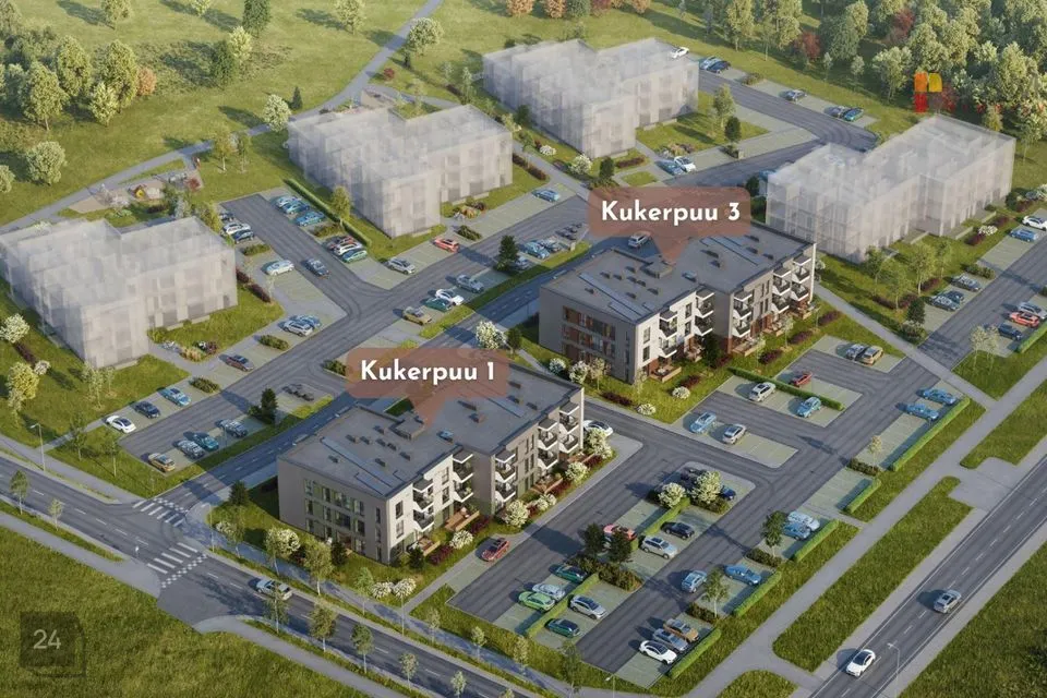 3-toaline Korter  -  Tartu vald, Raadi alev
