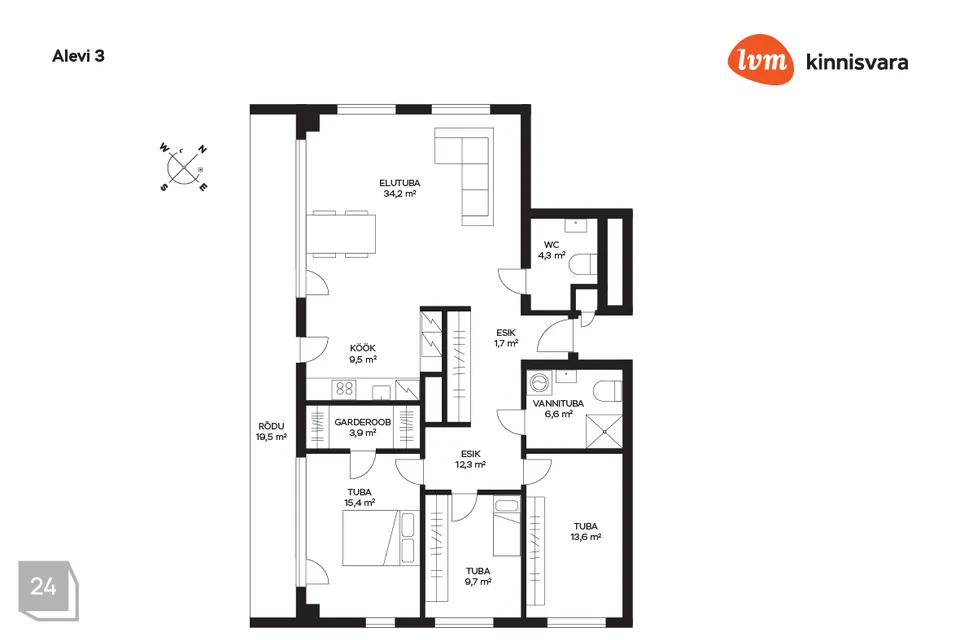 4-room apartment in Tallinn, Kesklinna linnaosa - photo 5