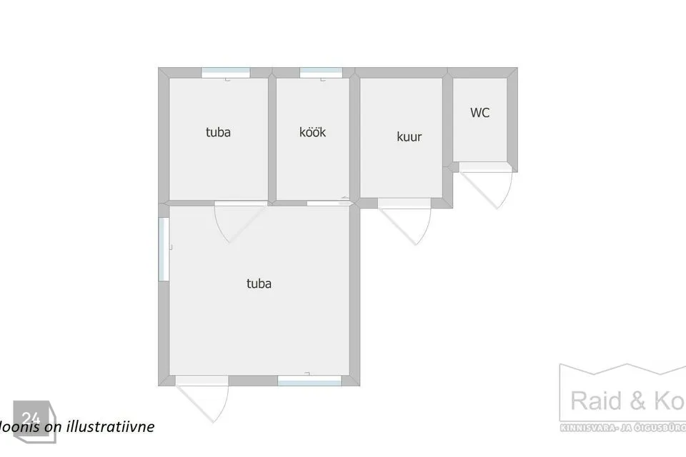 2-toaline Suvila  -  Saarde vald, Metsaääre küla - foto 5