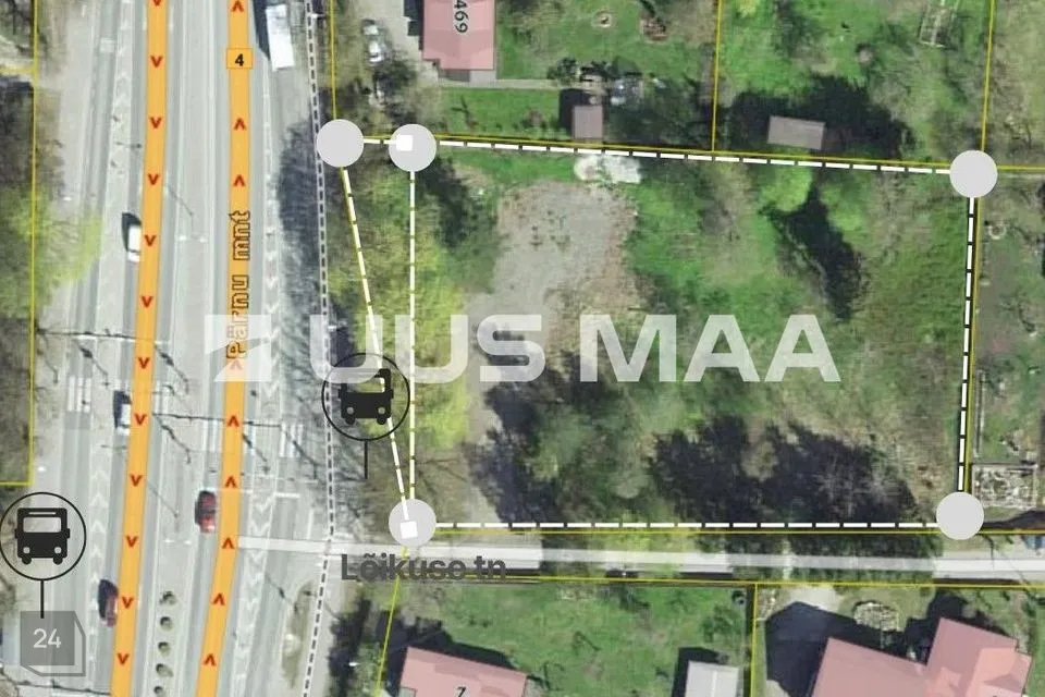 Elamumaa või Ärimaa, 3140 m² Maa  -  Tallinn, Nõmme linnaosa