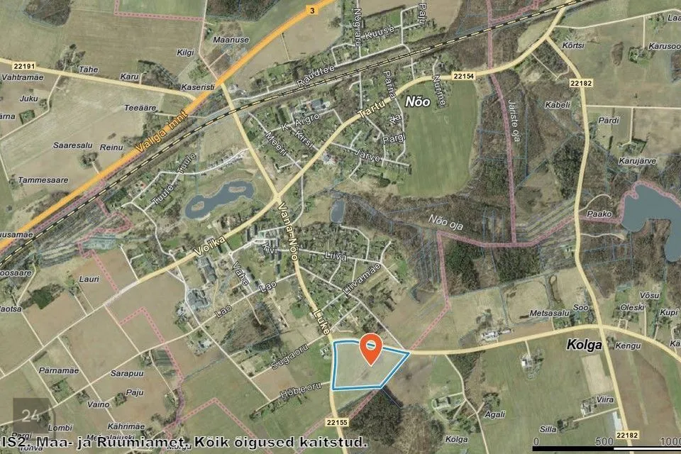 Maatulundusmaa, 99879 m² Maa  -  Nõo vald, Nõo alevik - foto 3
