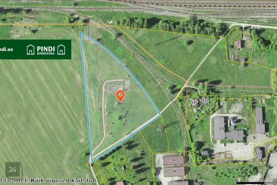 Земля производственного назначения, 17477 m² участок в Jõhvi vald, Pauliku küla - фото 3