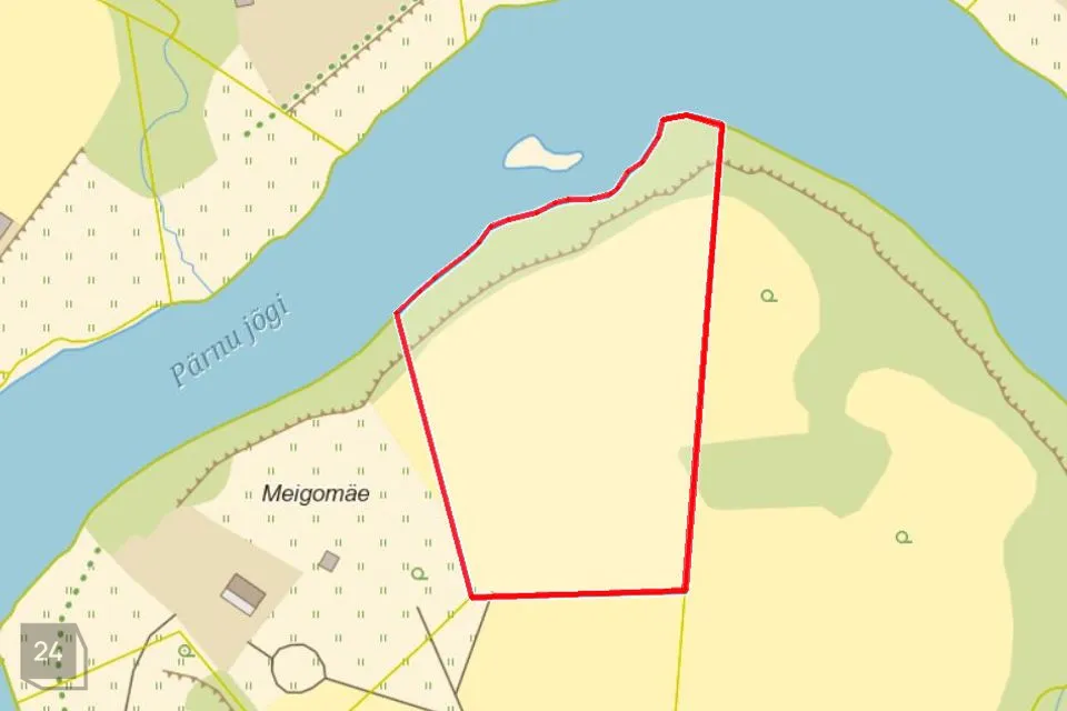 Maatulundusmaa, 15153 m² Maa  -  Tori vald, Taali küla - foto 2