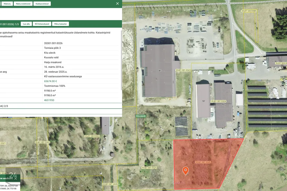 Tootmismaa, 7668 m² Maa  -  Kuusalu vald, Kiiu alevik - foto 3