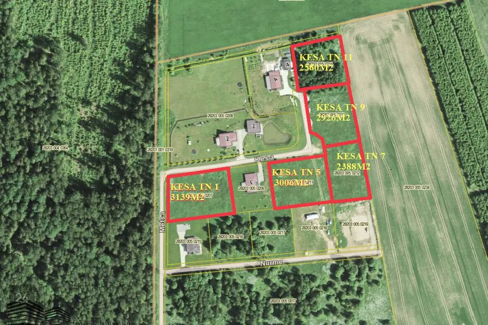 Земля жилой застройки, 3006 m² участок в Kambja vald, Kambja alevik - фото 5