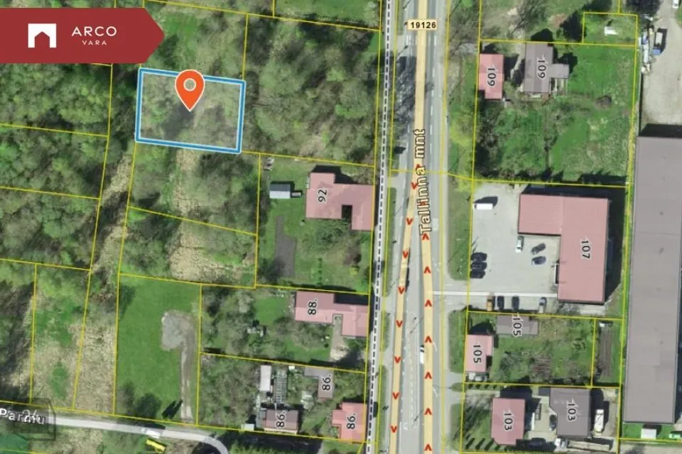 Земля жилой застройки, 723 m² участок в Pärnu linn, Pärnu linn
