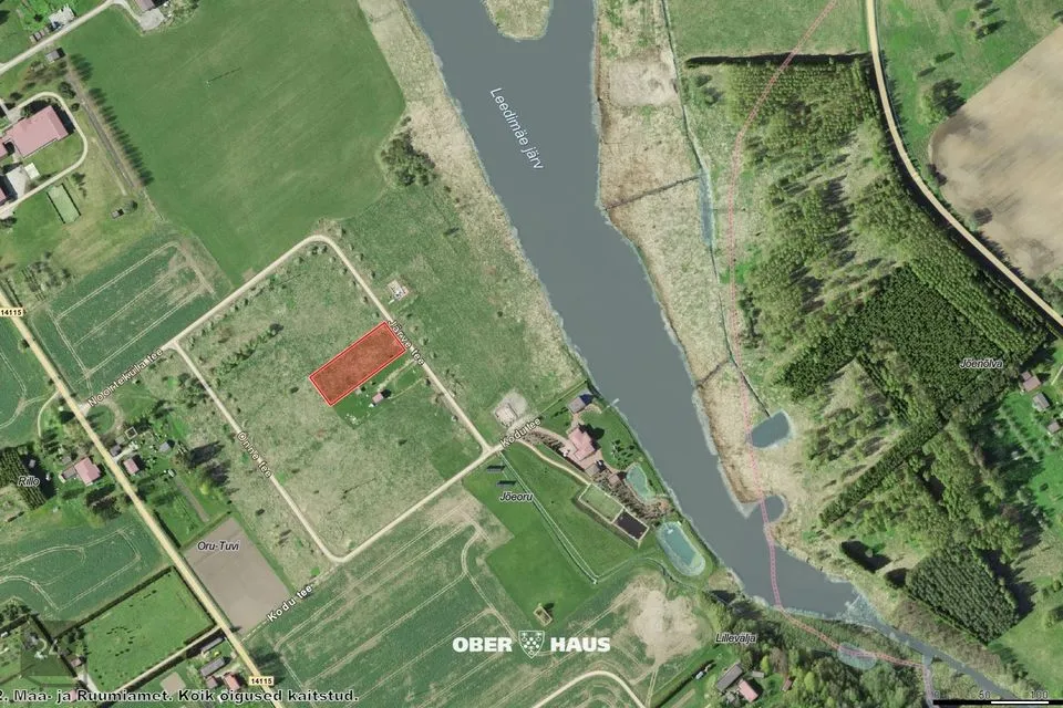 Elamumaa, 2417 m² Maa  -  Mustvee vald, Voore küla - foto 3