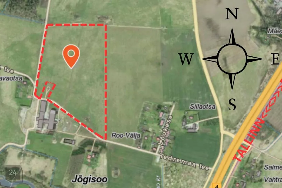 Maatulundusmaa, 11700 m² участок в Saue vald, Jõgisoo küla