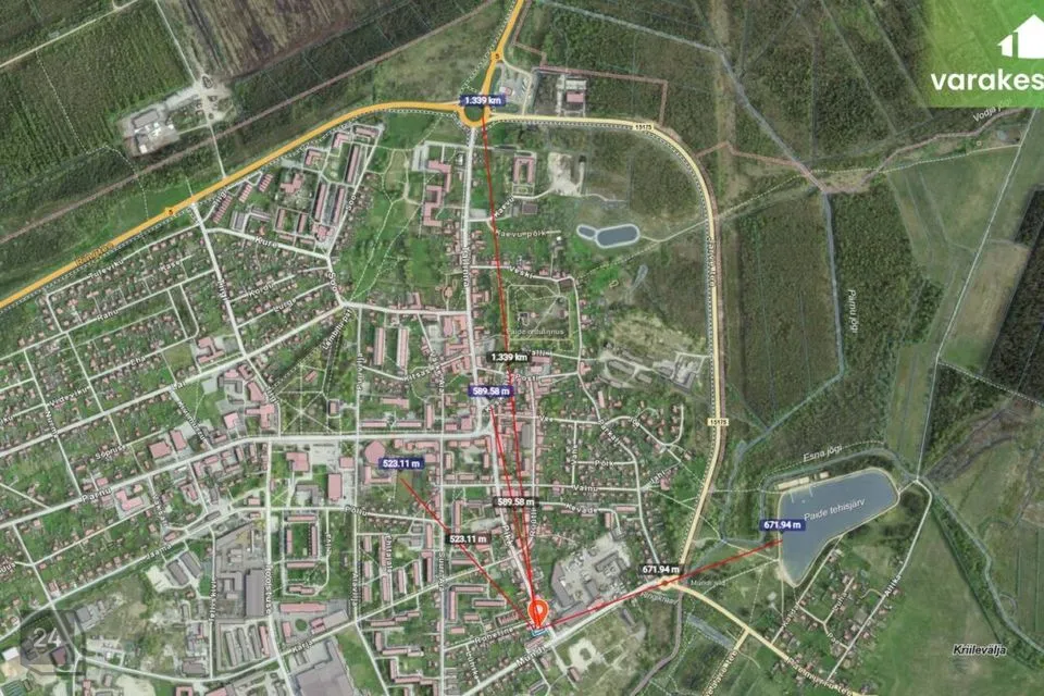 Elamumaa, 624 m² Maa  -  Paide linn, Paide linn - foto 3