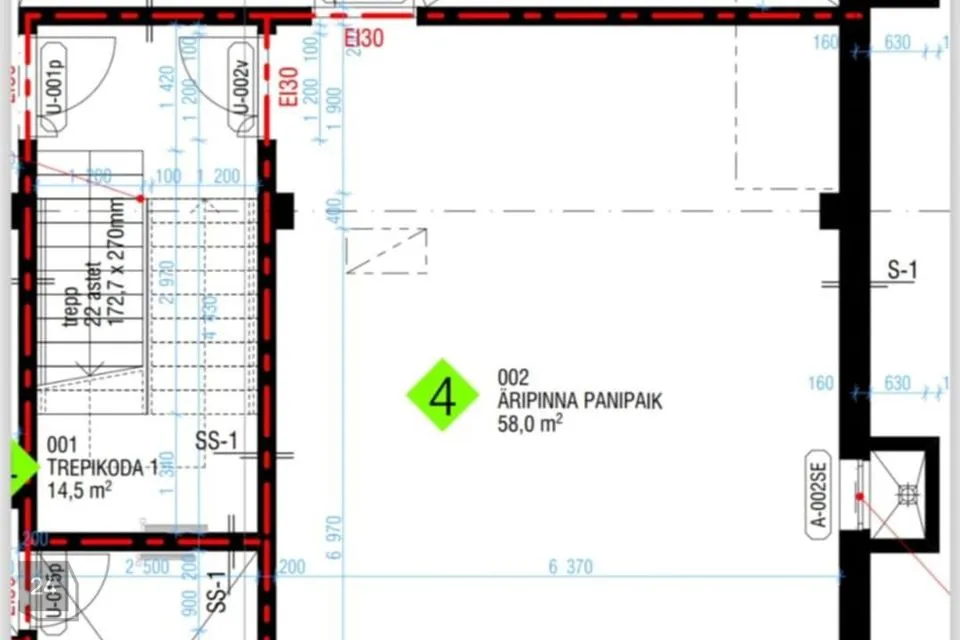 Warehouse, 58 m² business in Tartu linn, Tartu linn