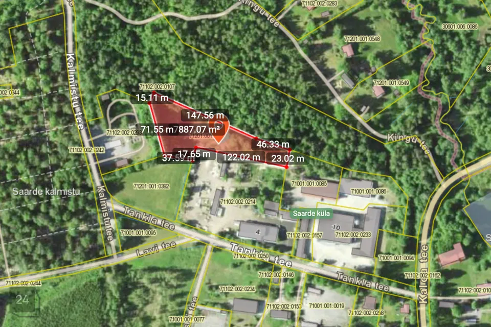 Tootmismaa, 7887 m² Maa - Saarde vald, Saarde küla - foto 3