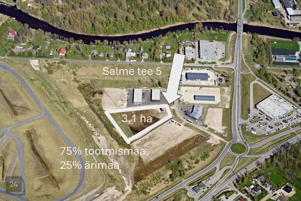 Tootmismaa või Ärimaa, 13250 m² Maa - Pärnu linn, Papsaare küla