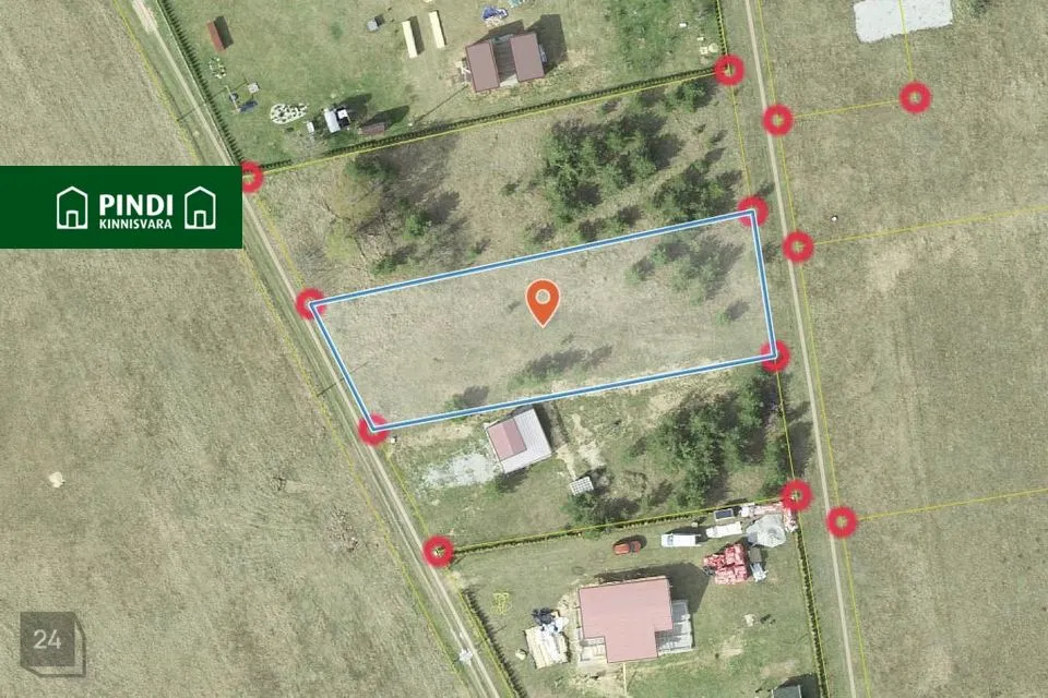 Земля жилой застройки, 1368 m² участок в Alutaguse vald, Kuru küla - фото 2