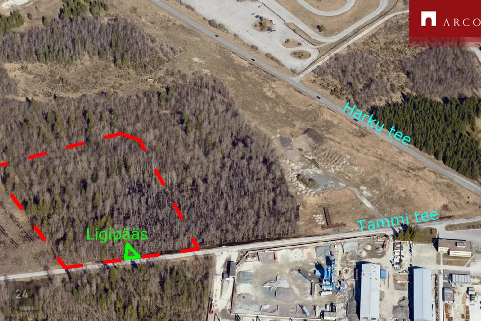 Tootmismaa või Ärimaa, 23046 m² Maa  -  Harku vald, Rannamõisa küla