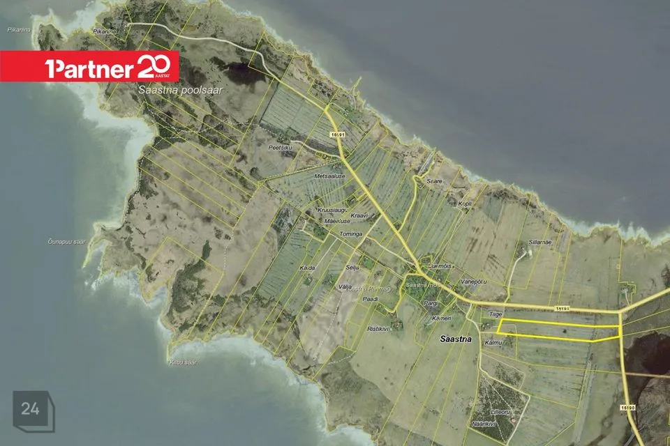 Maatulundusmaa, 63706 m² Maa  -  Lääneranna vald, Saastna küla - foto 2