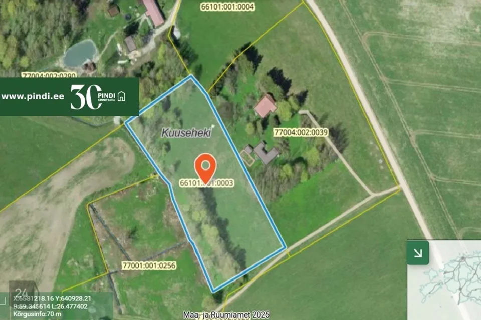 Maatulundusmaa, 7790 m² Maa - Rakvere vald, Raudvere küla - foto 5