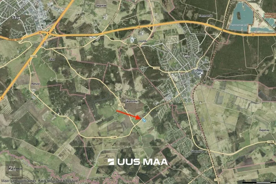 Tootmismaa, 3400 m² Maa - Saku vald, Üksnurme küla - foto 4