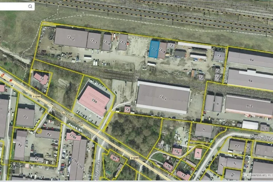 Ladu, 1223 m² Äripind - Tallinn, Lasnamäe linnaosa