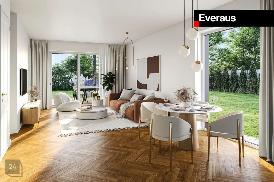 Row house box, 4-room partial house in Kiili vald, Luige alevik