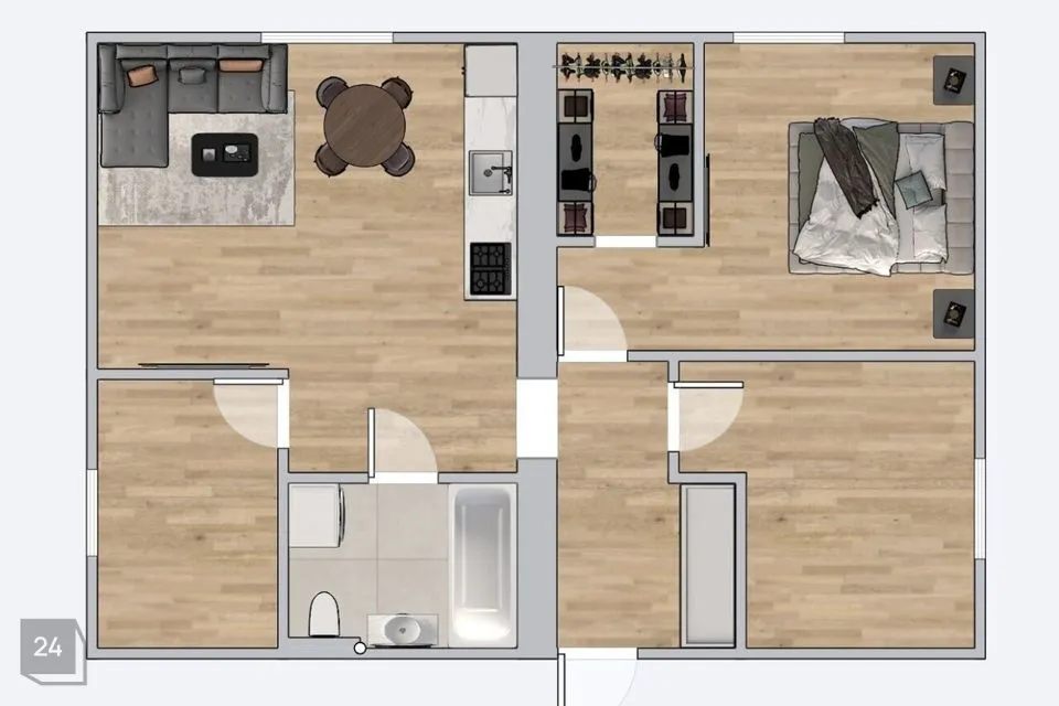 4-toaline Korter  -  Tallinn, Nõmme linnaosa - foto 2