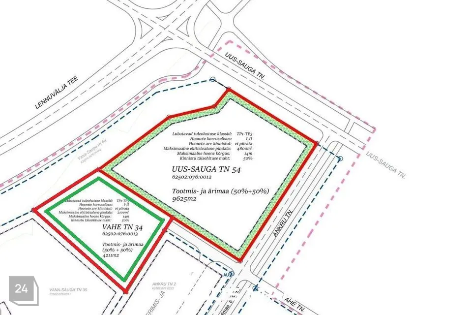 Ärimaa või Tootmismaa, 4211 m² Maa - Pärnu linn, Pärnu linn - foto 2