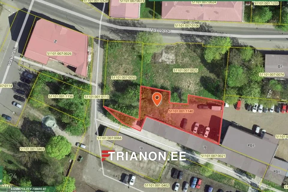 Ärimaa, 686 m² Maa  -  Narva linn