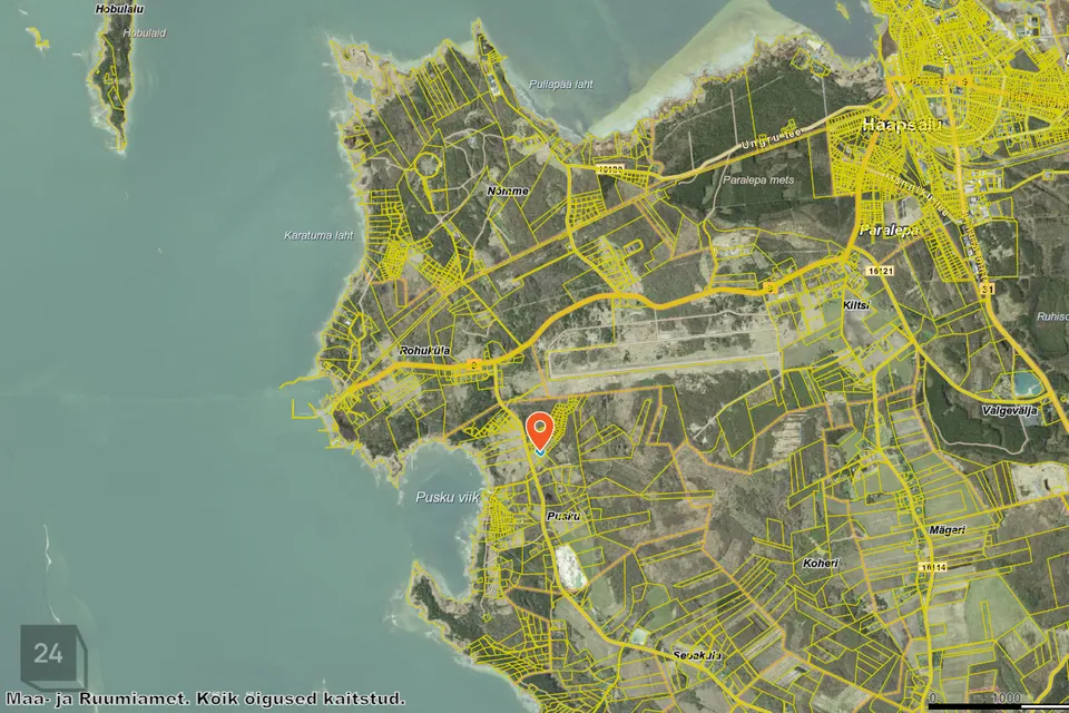 Земля жилой застройки, 2274 m² участок в Haapsalu linn, Pusku küla - фото 2