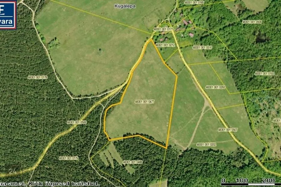 Maatulundusmaa, 63400 m² Maa - Mustjala vald, Kugalepa küla