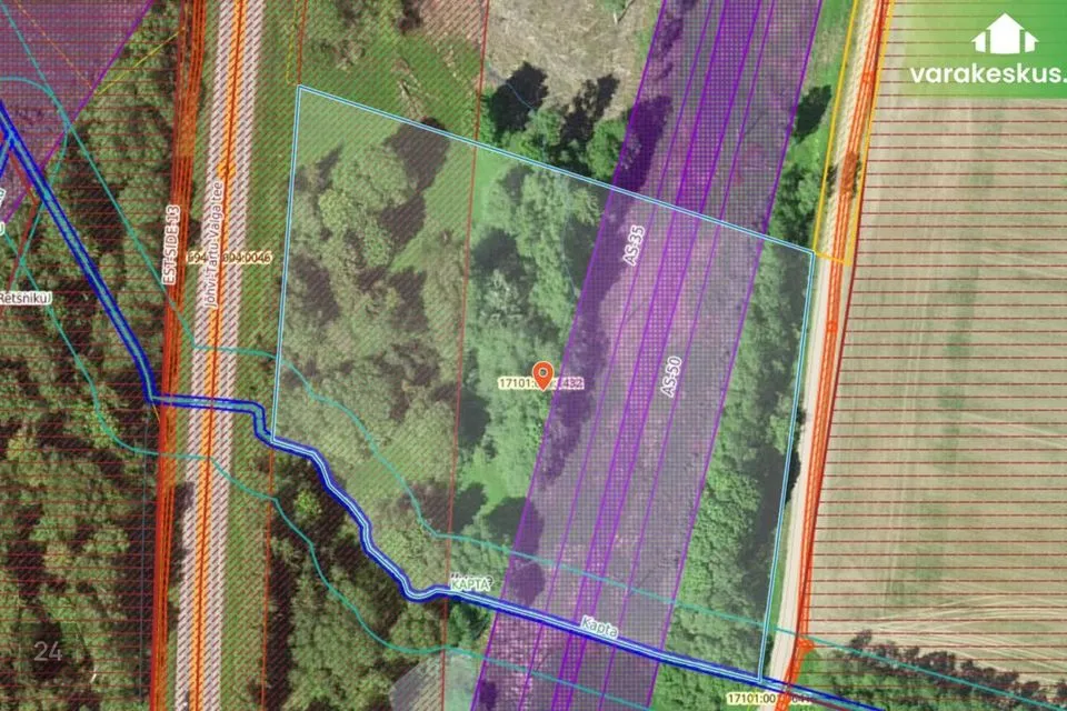 Maatulundusmaa, 10527 m² Maa  -  Elva vald, Raigaste küla - foto 3