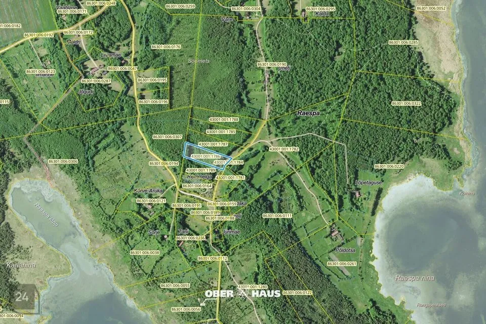 Maatulundusmaa, 10455 m² участок в Lääneranna vald, Raespa küla