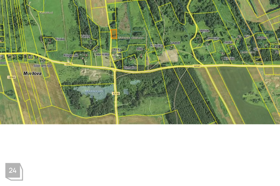 Elamumaa, 2949 m² Maa  -  Lüganuse vald, Moldova küla - foto 2