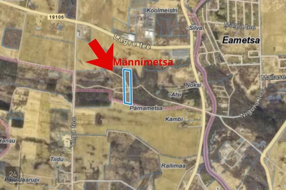 Maatulundusmaa, 30665 m² Maa - Pärnu linn, Lemmetsa küla - foto 2