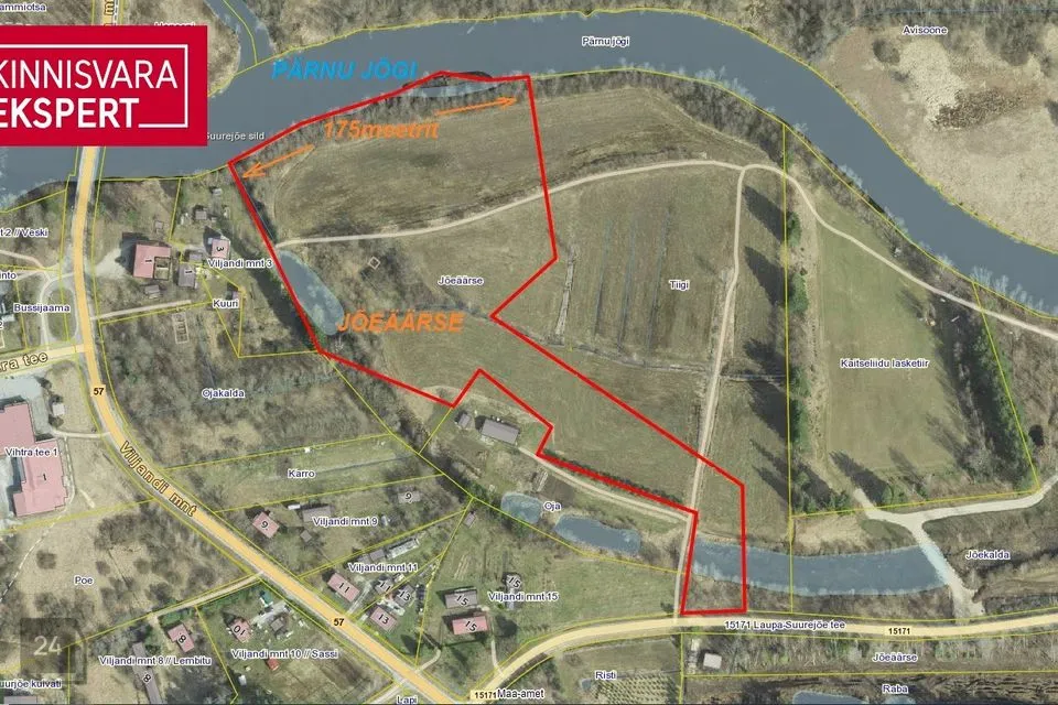 Maatulundusmaa, 30900 m² Maa - Põhja-Pärnumaa vald, Suurejõe küla - foto 3