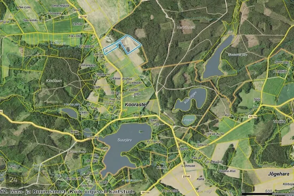 Maatulundusmaa, 81636 m² Maa - Kanepi vald, Kooraste küla - foto 2