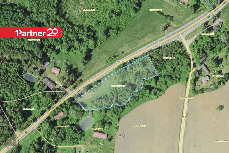 Maatulundusmaa, 6761 m² Maa  -  Elva vald, Pühaste küla