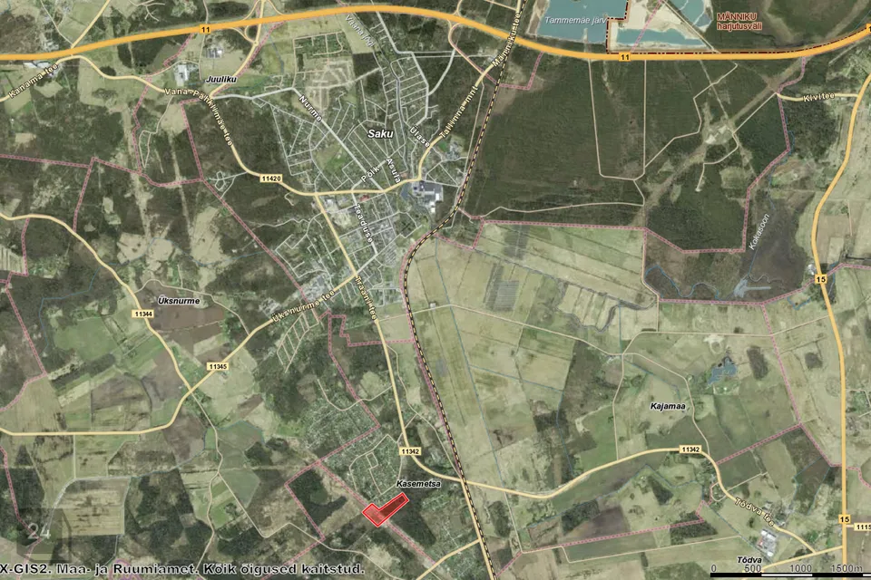 Maatulundusmaa, 51674 m² Maa  -  Saku vald, Kasemetsa küla - foto 3