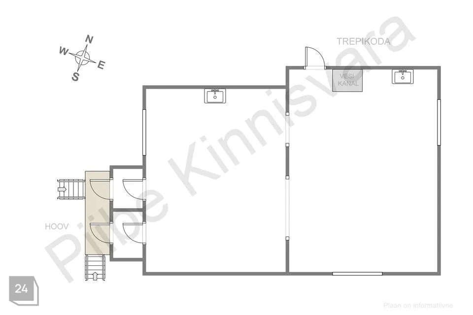 61 m² Korter  -  Jõgeva vald, Jõgeva linn - foto 3