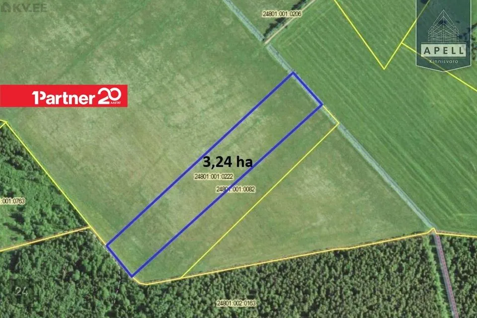 Maatulundusmaa, 32387 m² Maa - Jõgeva vald, Kärde küla